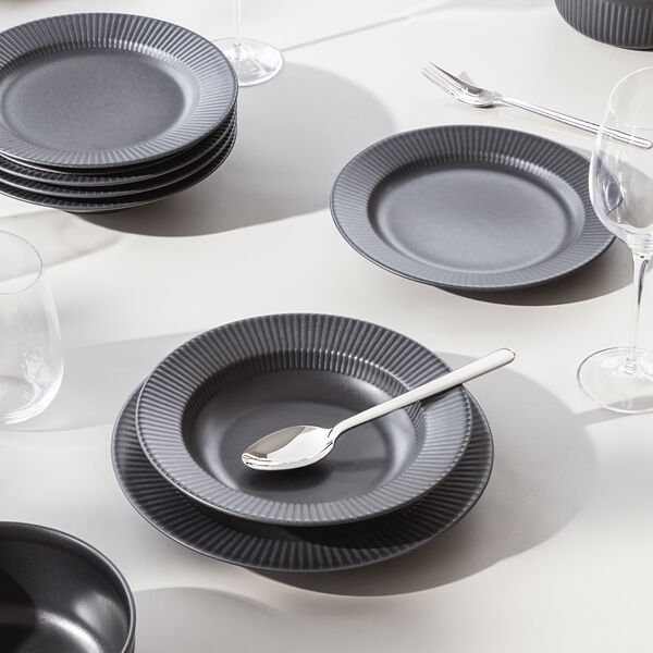 Legio Nova djup tallrik 25 cm, black, Eva Trio